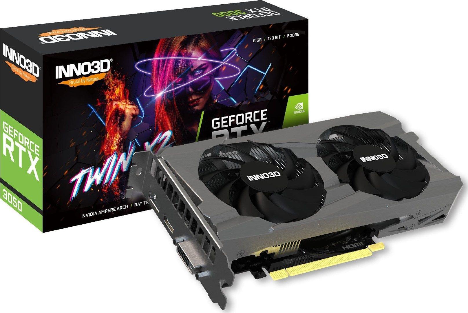 Karta graf. INNO3D RTX 3050 Twin X2 6GB V2 — zdjęcie 1