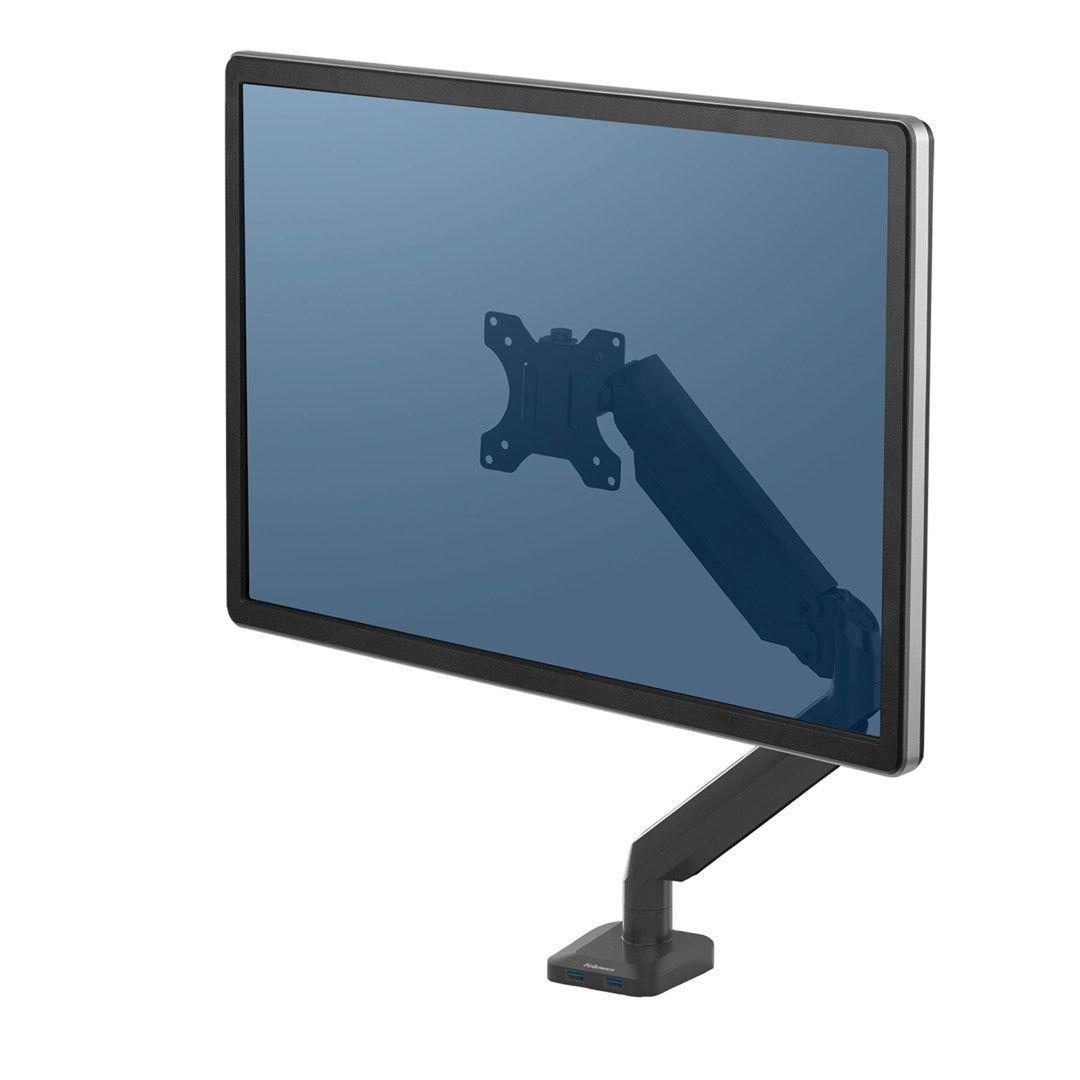 Fellowes Ergonomia  ramię na 1 monitor - seria Platinum, czarne