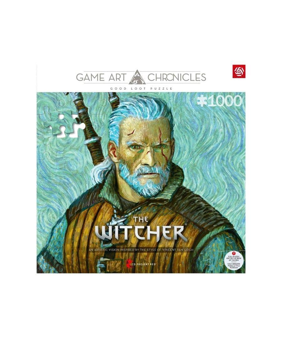 Puzzle Good Loot: The Witcher - Geralt & Vincent van Gogh, 1000 elementów — zdjęcie 1