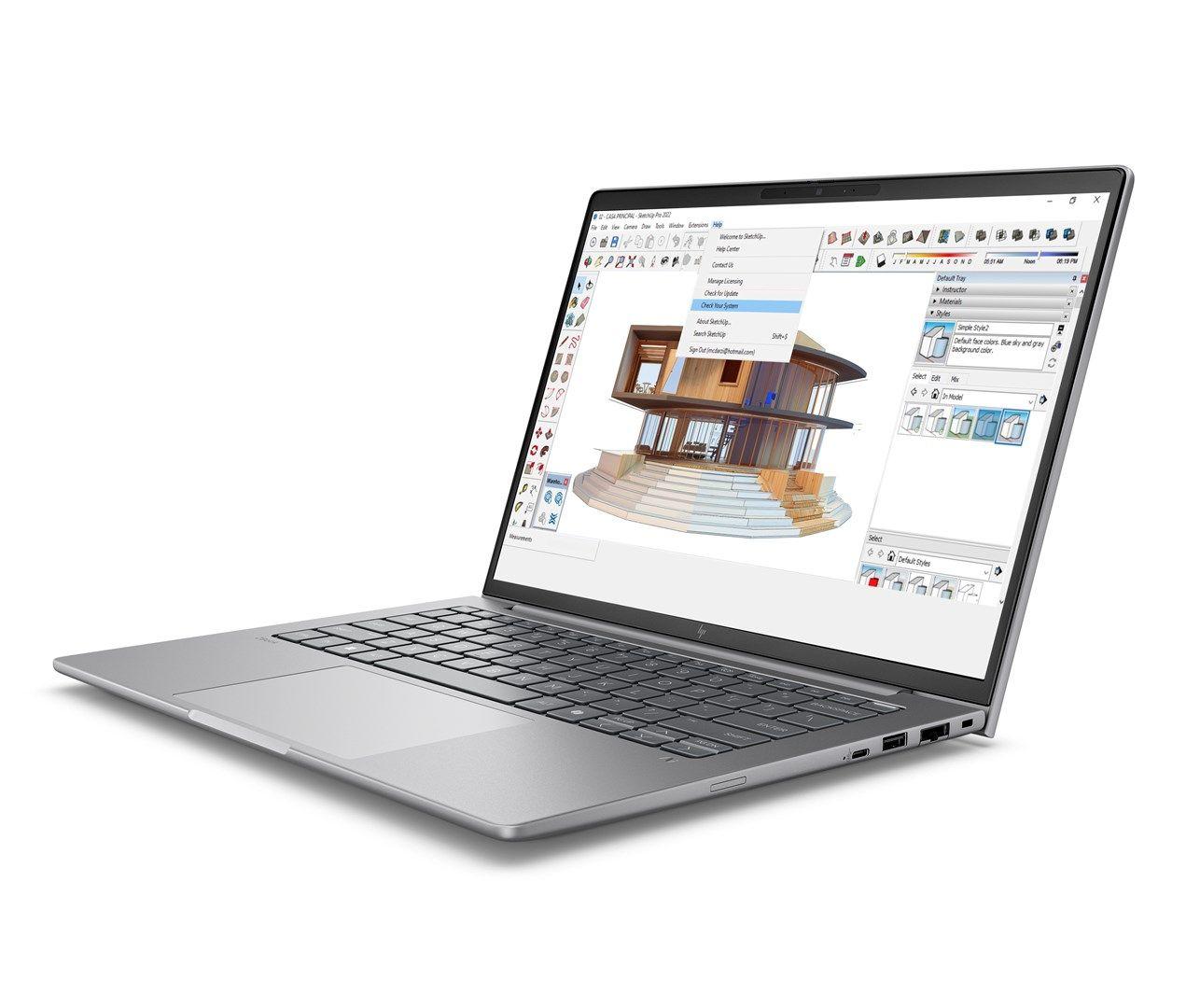 HP ZBook 8 G1i 14 Ultra 7 255H 14.0"WUXGA 400nits AG 16GB DDR5 6400 SSD1TB RTX 500 Ada_4GB Cam IR 5 Mpx AI 77Wh W11Pro 3Y OnSite — zdjęcie 2