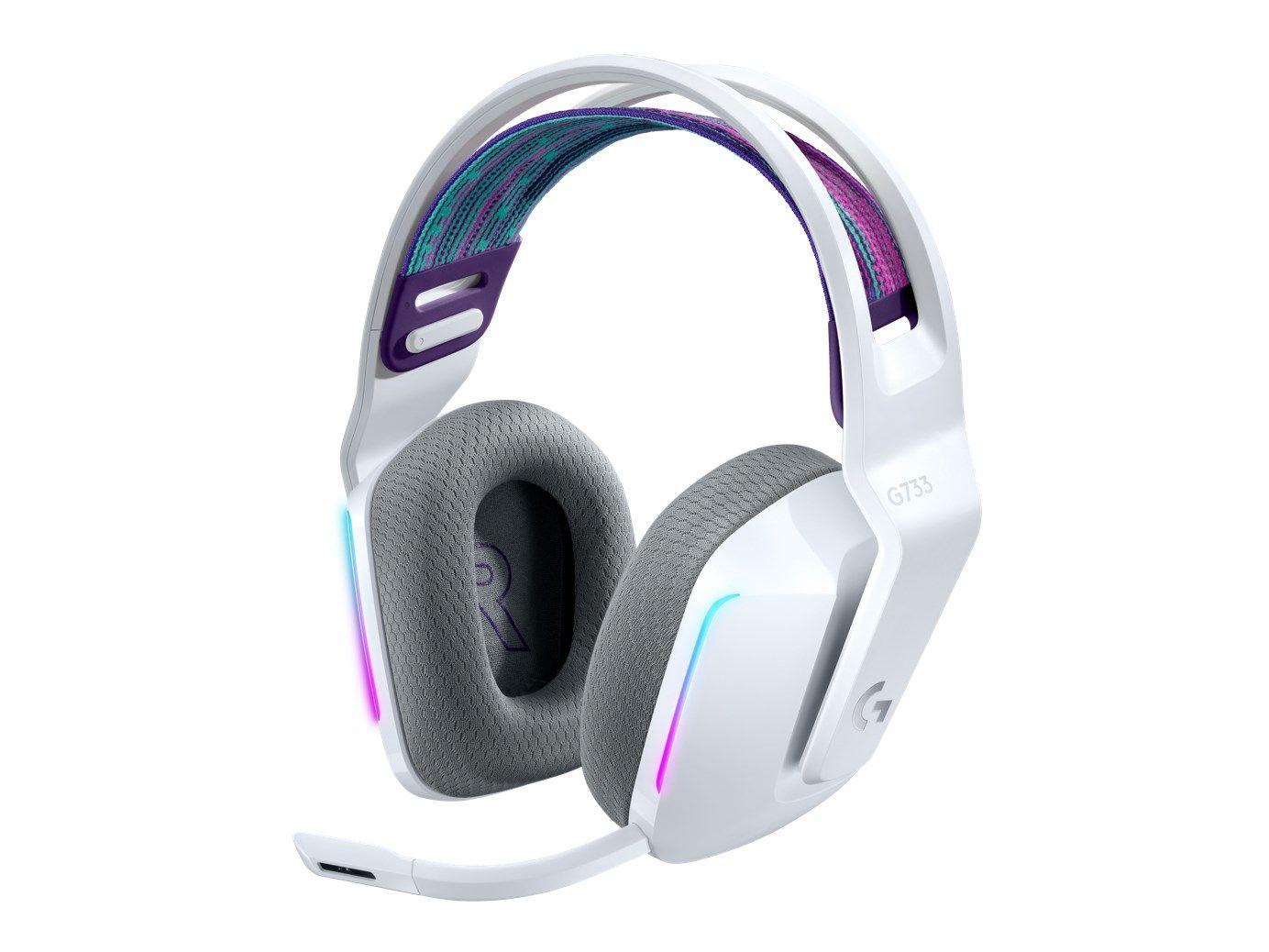 Słuchawki Logitech G733 Lightspeed Białe — zdjęcie 1