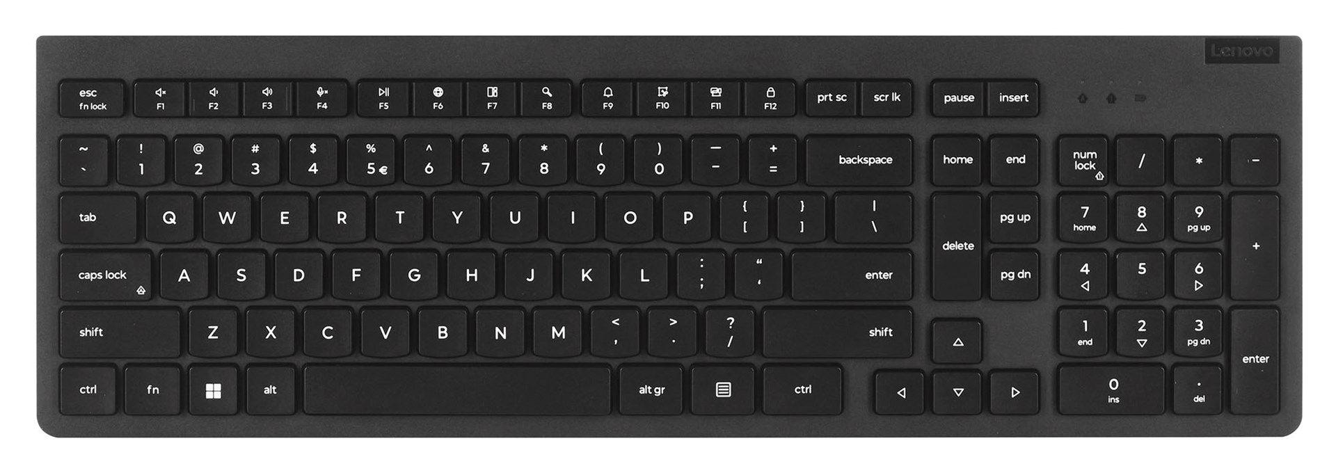 Lenovo Zestaw bezprzewodowej klawiatury i myszy Essential Gen2 czarny 4X31N50746 — zdjęcie 3