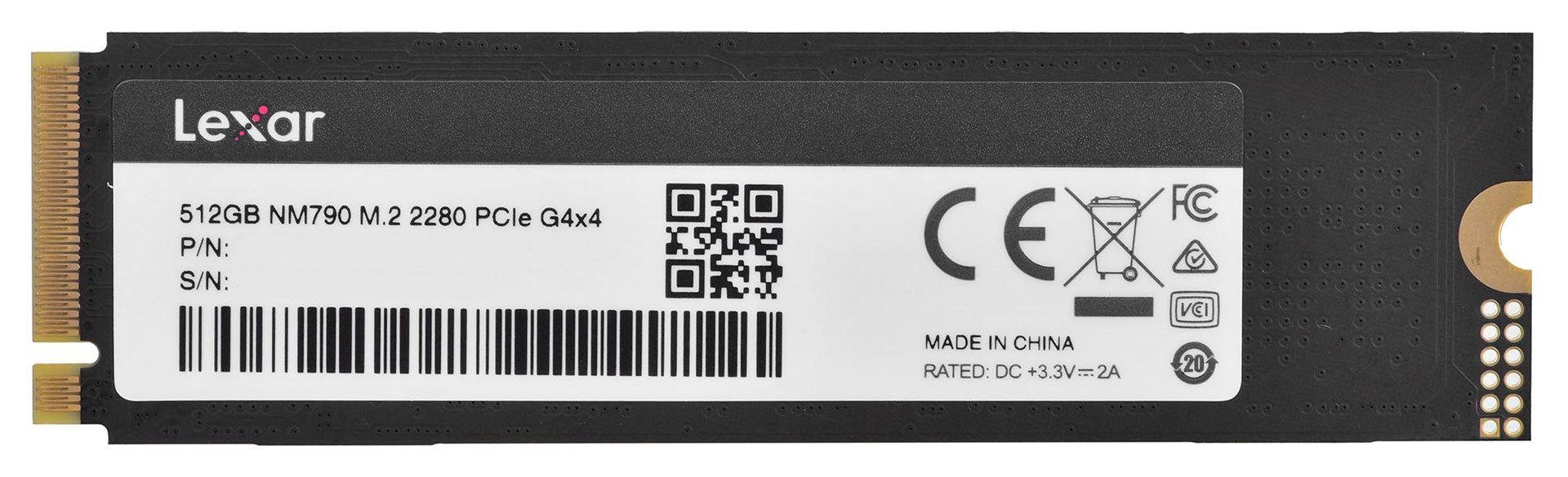 Dysk SSD Lexar NM790 512GB M.2 PCIe NVMe — zdjęcie 3