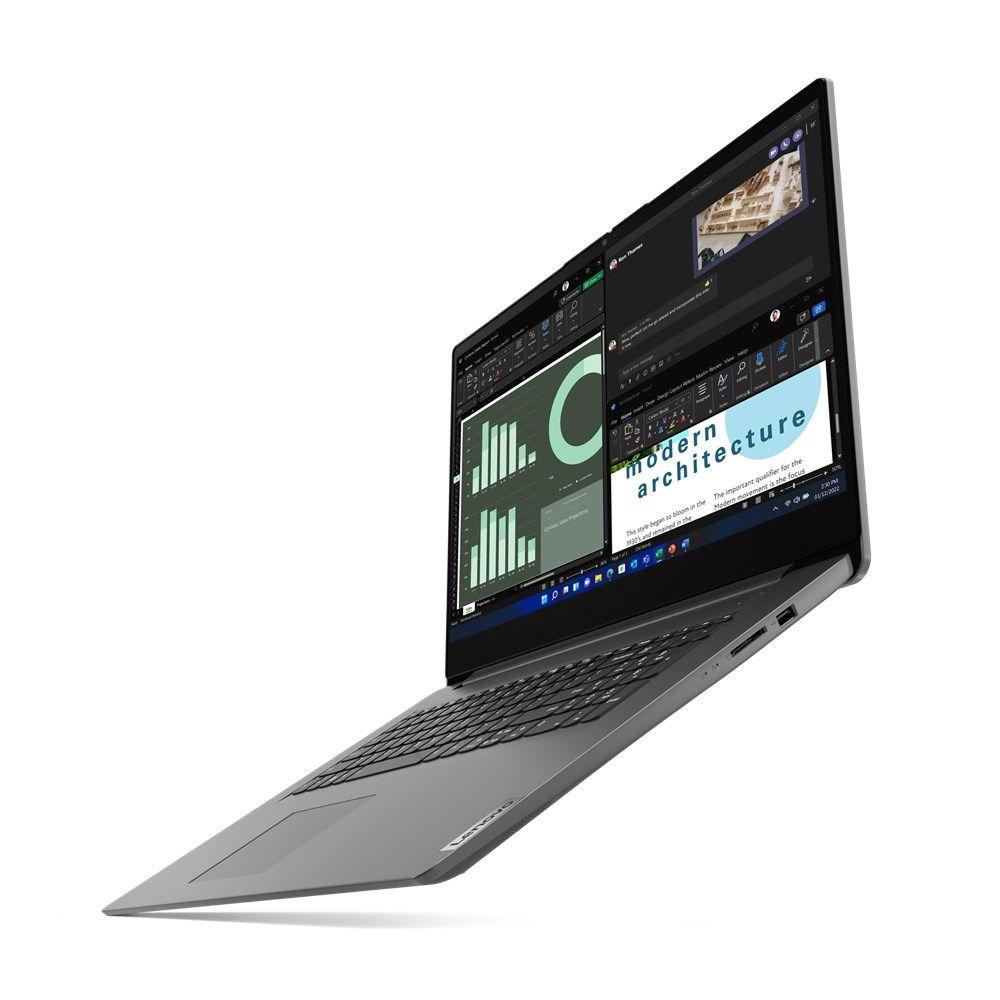 Lenovo V17 G4 IRU i7-13620H 17.3" FHD IPS 300nits AG 16GB DDR4 3200 SSD512 Intel UHD Graphics 45Wh Cam720p W11Pro Iron Grey 3Y OnSite — zdjęcie 4