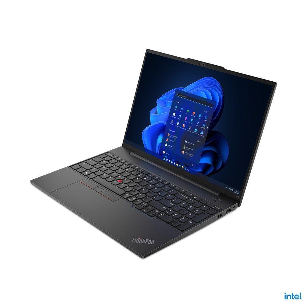 Lenovo ThinkPad E16 i5-1335U 16"WUXGA Touch IPS 300nits 16GB DDR4 SSD512 Iris Xe Cam1080p 47Wh Backlit Kb FgPr W11Pro Graphite Black (REPACK) 2Y — zdjęcie 2