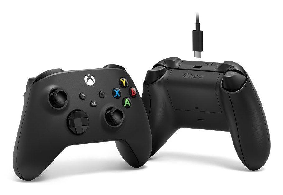 Kontroler MICROSOFT Xbox Serie Black USB-C — zdjęcie 4