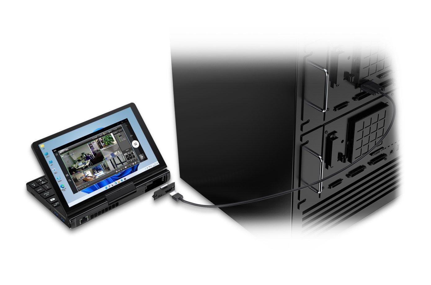 Laptop GPD-Pocket-3K1 i3-1125G4/8" WUXGA (1920x1200) Touchscreen IPS/x360/LAN/16GB/SSD 512GB/BT/BLKB/FPR/x360/Win 11 Graphite — zdjęcie 12