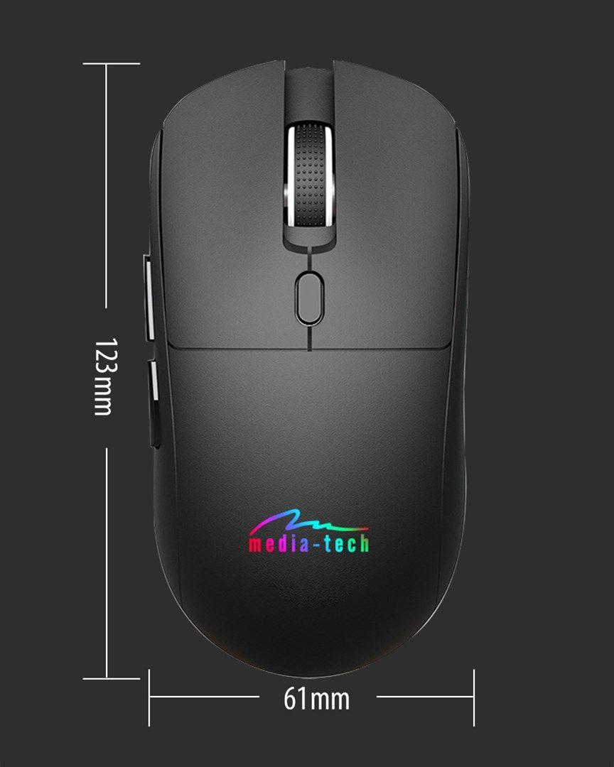 MEDIA-TECH MYSZ DUAL BT/RF SILENT&RECHARGE MT1124 — zdjęcie 9