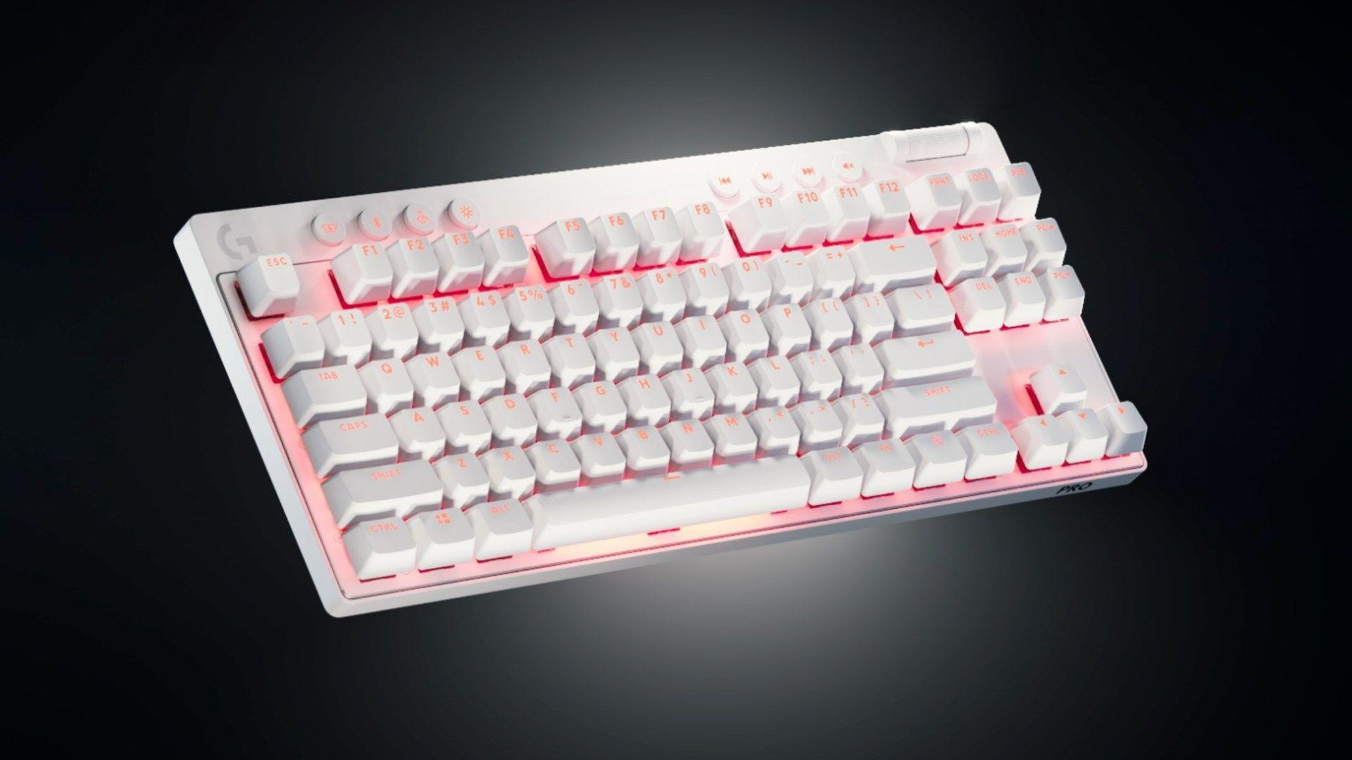 Klawiatura Logitech PRO X TKL różowa — zdjęcie 3