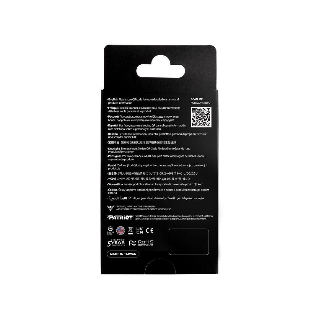 SSD Patriot Viper PV593 M.2 PCI-E Gen5 x4 NVMe2 4TB — zdjęcie 5