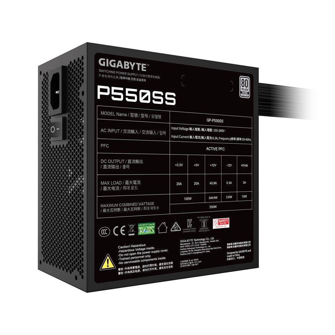 Zasilacz Gigabyte P550SS 550W — zdjęcie 6