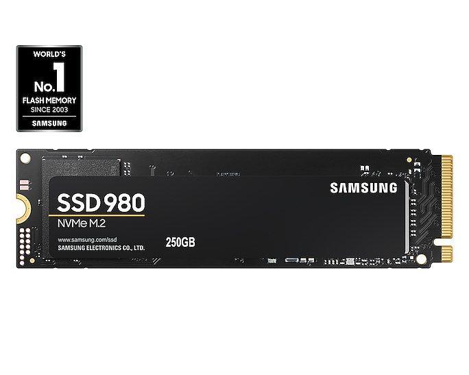 Dysk SSD Samsung 980 250 GB M.2 2280 PCI-E x4 Gen3 NVMe (MZ-V8V250BW) — zdjęcie 1