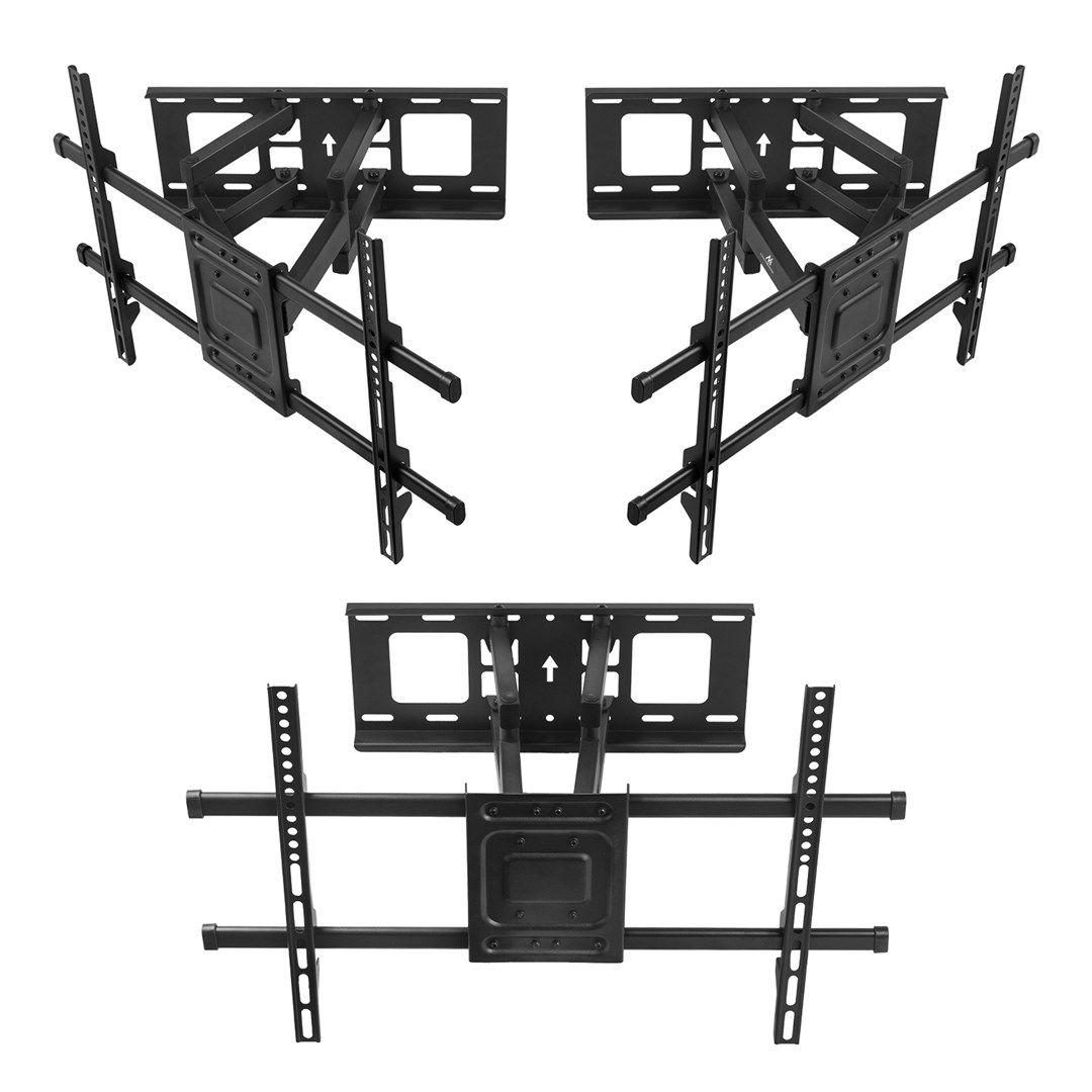 MACLEAN UCHWYT DO TV, MAX VESA 600X400, 32-85", 60KG, REG.KĄTA W PIONIE I POZIOMIE, PROFIL 65-390MM, CZARNY MC-789 — zdjęcie 12