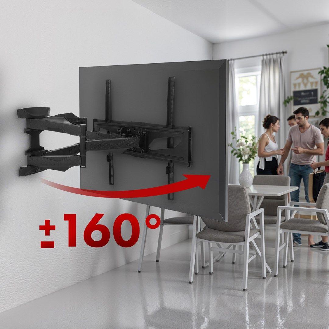 Uchwyt ścienny do telewizora Maclean MC-781 (Obrotowy, ścienne, Uchylny; 26" - 55"; max. 45kg) — zdjęcie 12