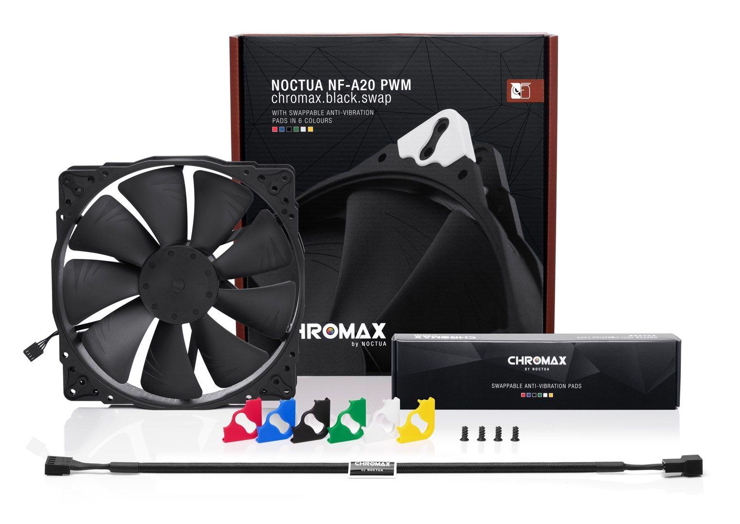 Wentylator NOCTUA NF-A20 PWM chromax.black.swap — zdjęcie 3