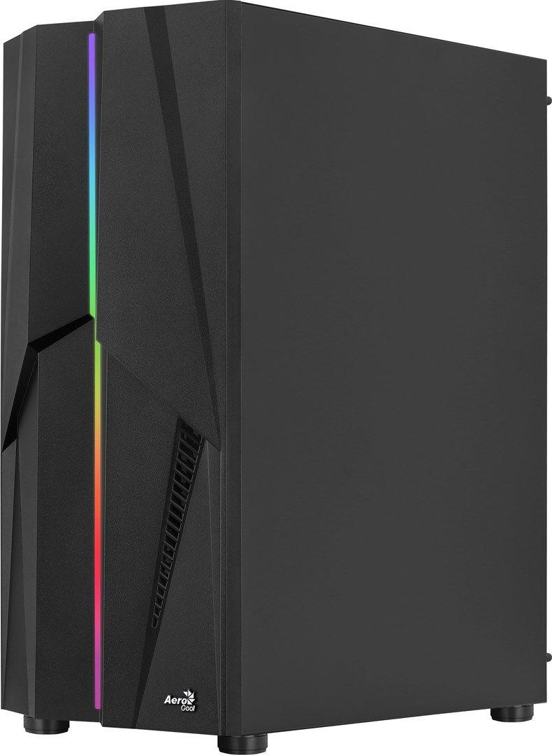 Obudowa AEROCOOL PGS MECHA-G-BK-v1 RGB czarna — zdjęcie 3