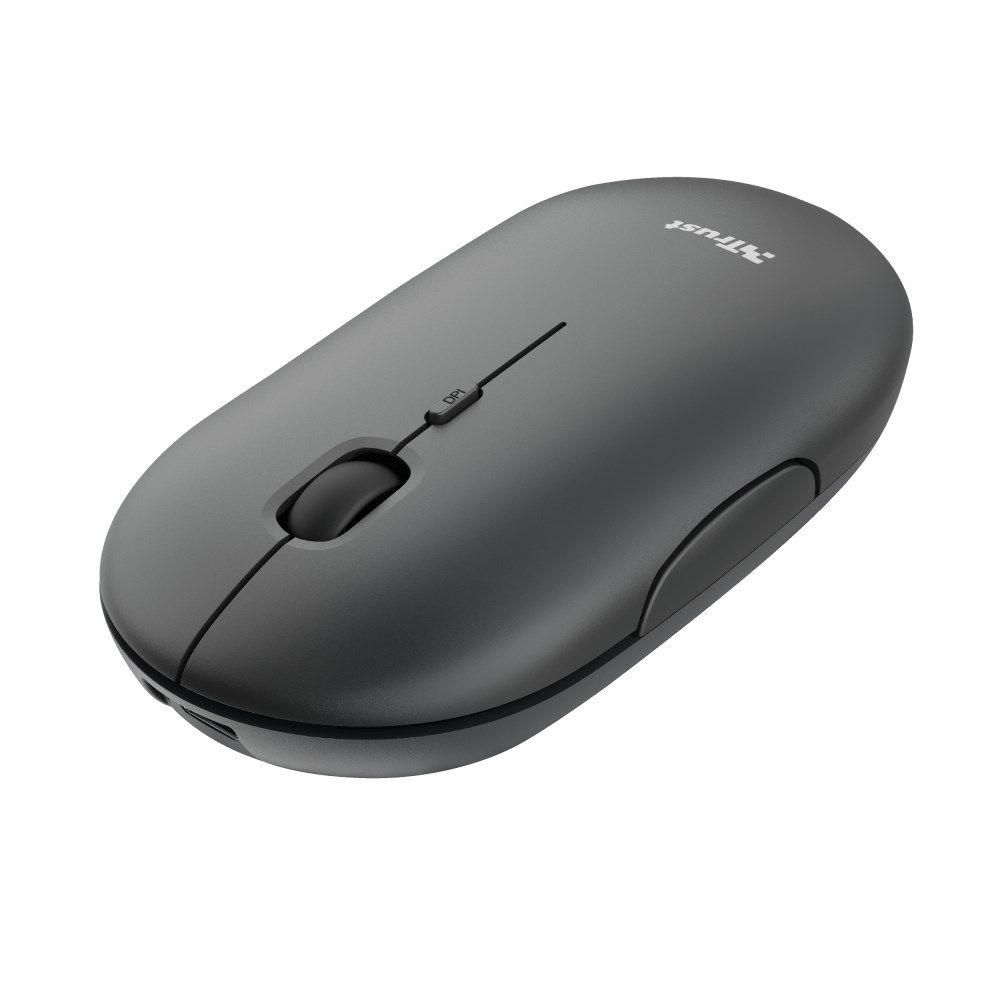 Mysz TRUST Puck Rechargeable Wireless Ultra-Thin Black — zdjęcie 3