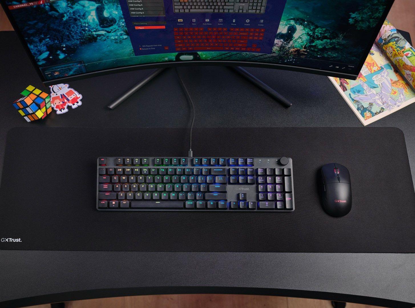Klawiatura gamingowa GXT 866 Torix US Wireless — zdjęcie 12