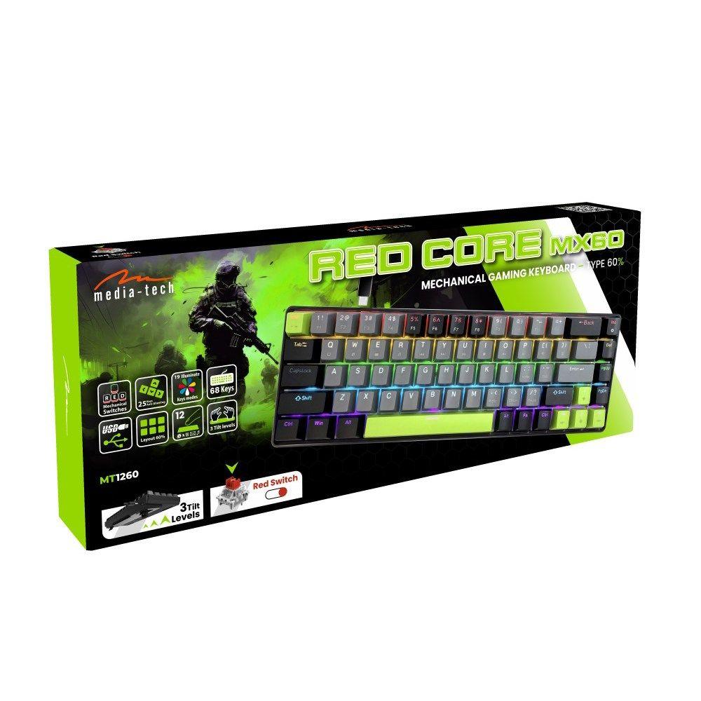 MEDIA-TECH KLAWIATURA MECHANICZNA 60% MT1260 — zdjęcie 11