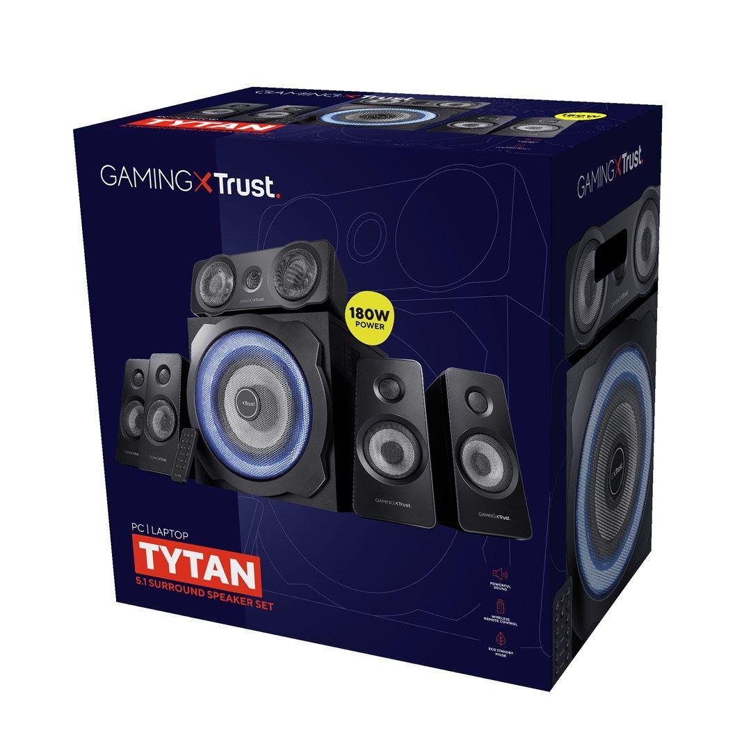 Zestaw głośników komputerowych TRUST GXT 658 Tytan Black — zdjęcie 5