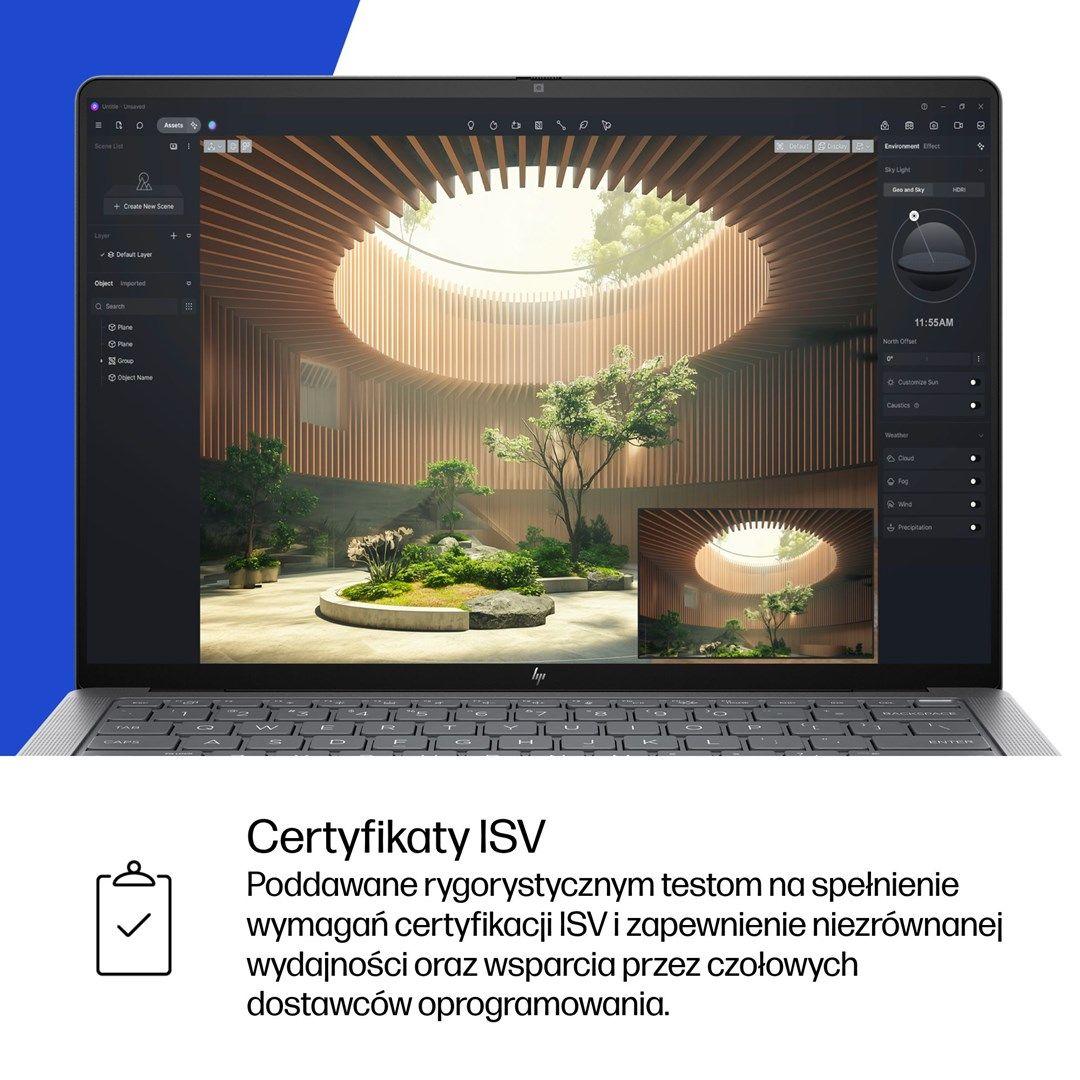 HP ZBook Ultra 14 G1a Ryzen AI Max PRO 390 14.0" 2.8K Touch OLED IPS 400nits BV LBL 32GB LPDDR5x-8533 SSD1TB Radeon 8050S Cam IR 5 MPx 74,5Wh W11Pro 3Y OnSite — zdjęcie 18