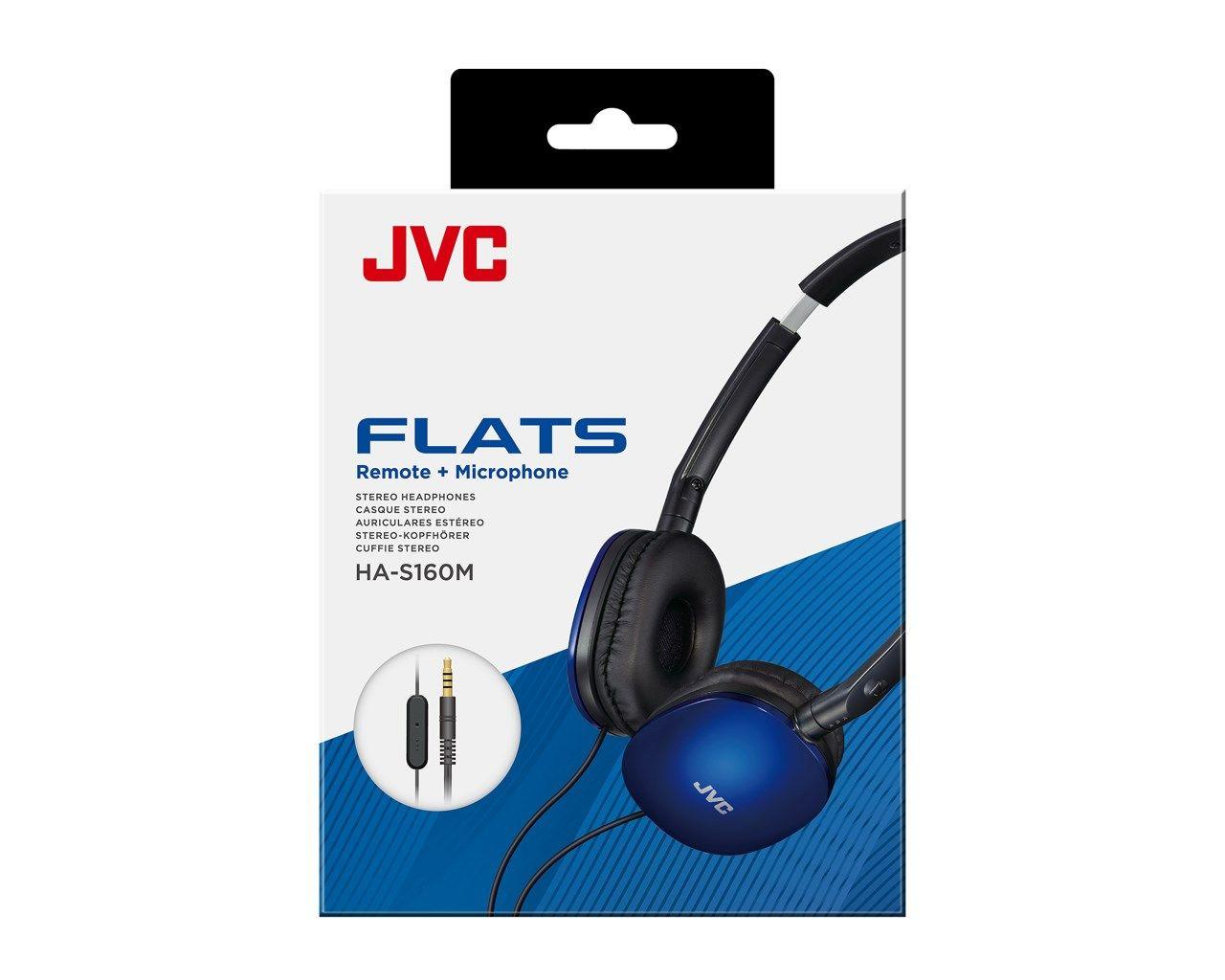 Słuchawki JVC HA-S160M-AU Niebieskie — zdjęcie 4