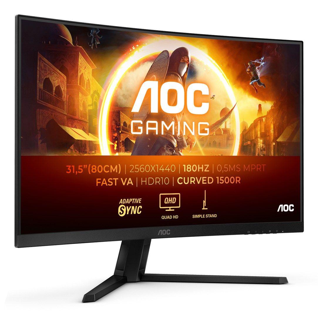 MONITOR AOC LED 31,5" CQ32G4VE 180Hz — zdjęcie 2