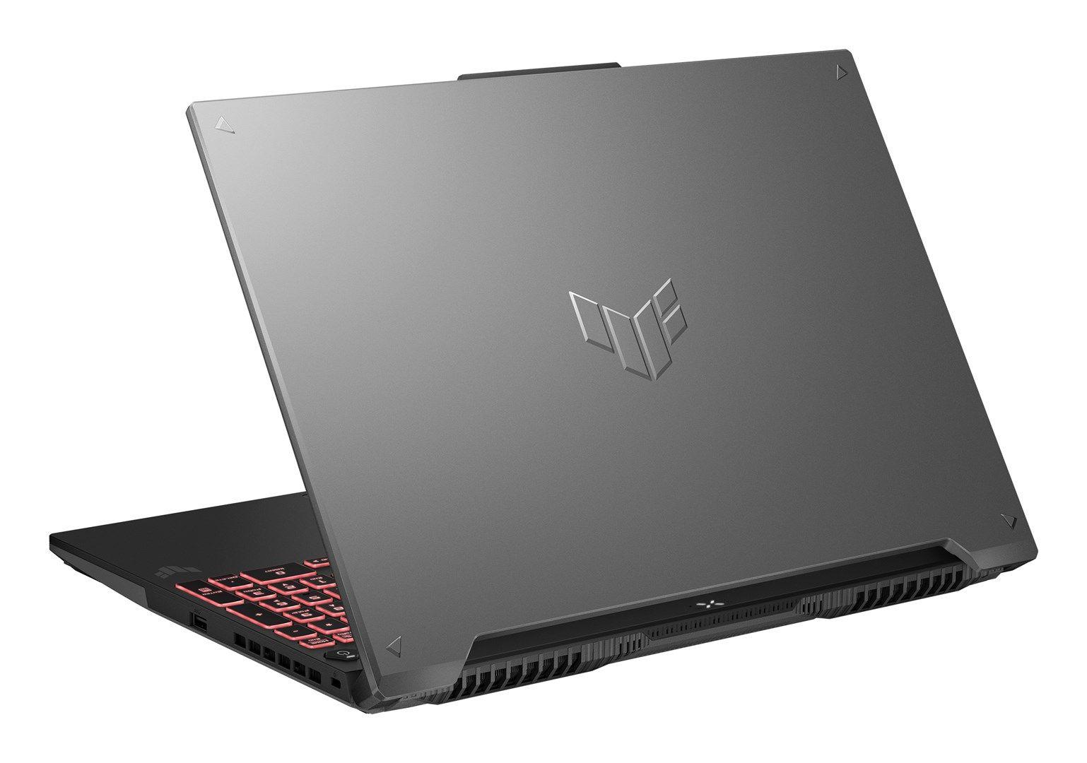 ASUS TUF Gaming A16 FA607NUG-RL117 Ryzen 7 7445HS 16.0"FHD+ 144Hz Value IPS-level AG 16GB DDR5 5600 SSD512 WLAN+BT LAN GeForce RTX 4050 6GB Cam720p 56WHrs NoOS Mecha Gray — zdjęcie 3