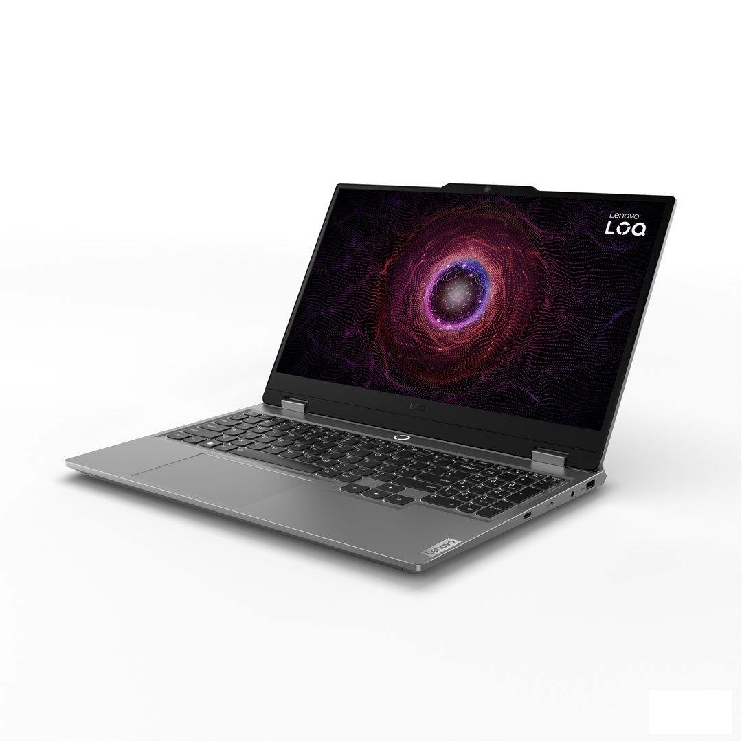Lenovo LOQ 15ARP9 Ryzen 5 7235HS 15.6" FHD IPS 300nits AG 144Hz 16GB DDR5 4800 SSD512 GeForce RTX 3050 6GB Win11 Luna Grey — zdjęcie 10