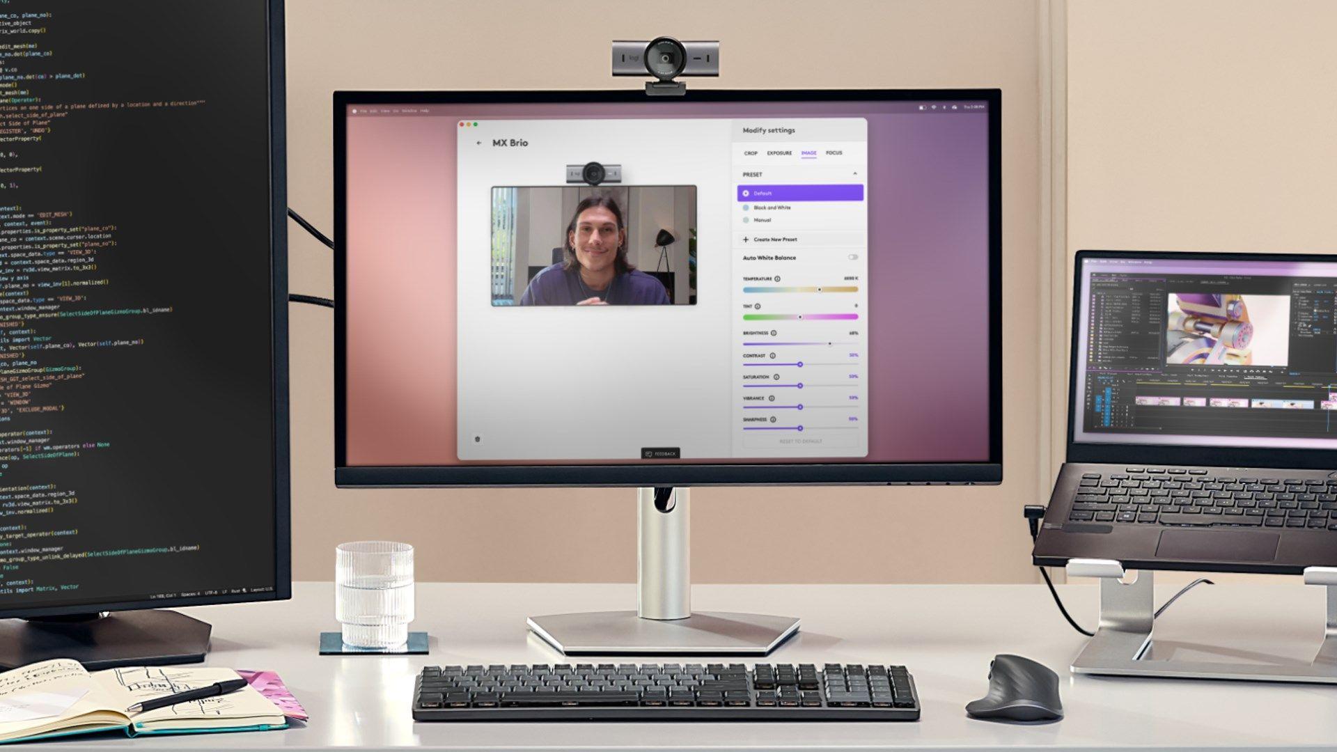 Logitech Webcam MX Brio 705 Graphite — zdjęcie 2
