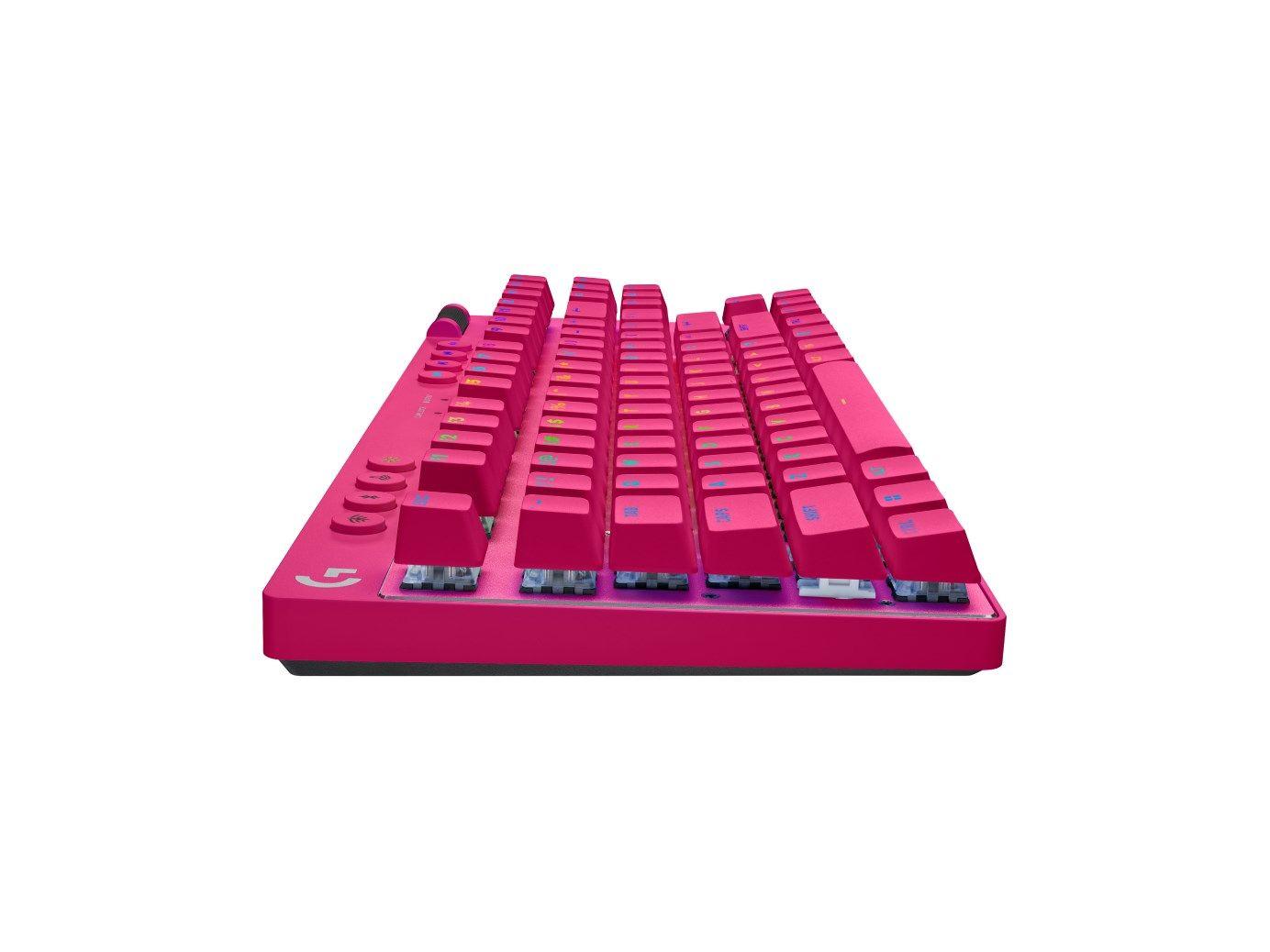 Klawiatura Logitech PRO X TKL różowa — zdjęcie 7