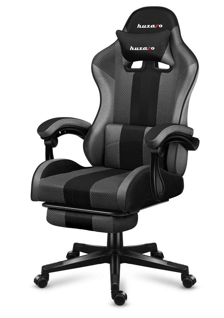 Fotel gamingowy Huzaro Force 4.7 Grey Mesh — zdjęcie 3