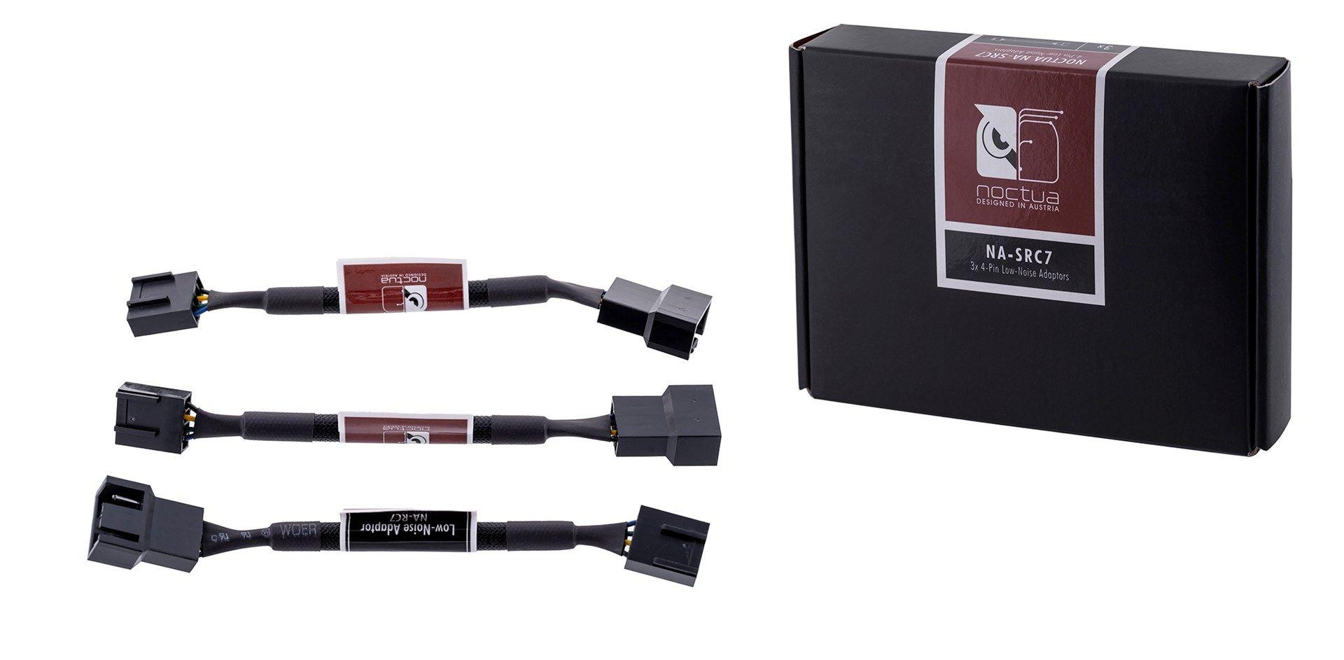 Mocowanie wentylatora NOCTUA NA-SRC7 3 szt. Low-Noise Adaptors 4-Pin — zdjęcie 1