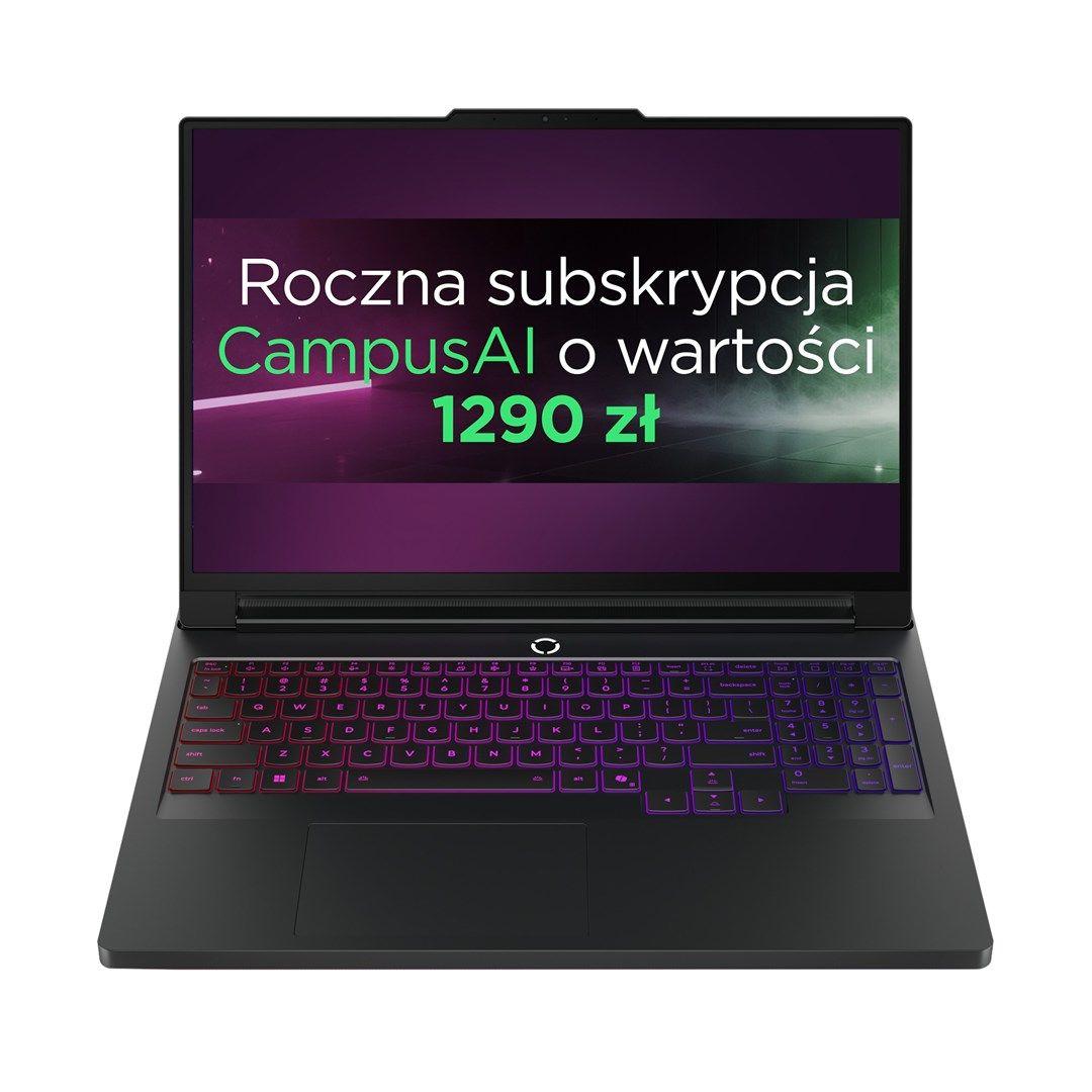 Lenovo Legion Pro 7 16IAX10H Ultra 9 275HX 16" WQXGA OLED 500nits Glossy 240Hz 64GB DDR5 6400 2X1TB GeForce RTX 5090 24GB 99.9Wh W11Pro Eclipse Black — zdjęcie 1