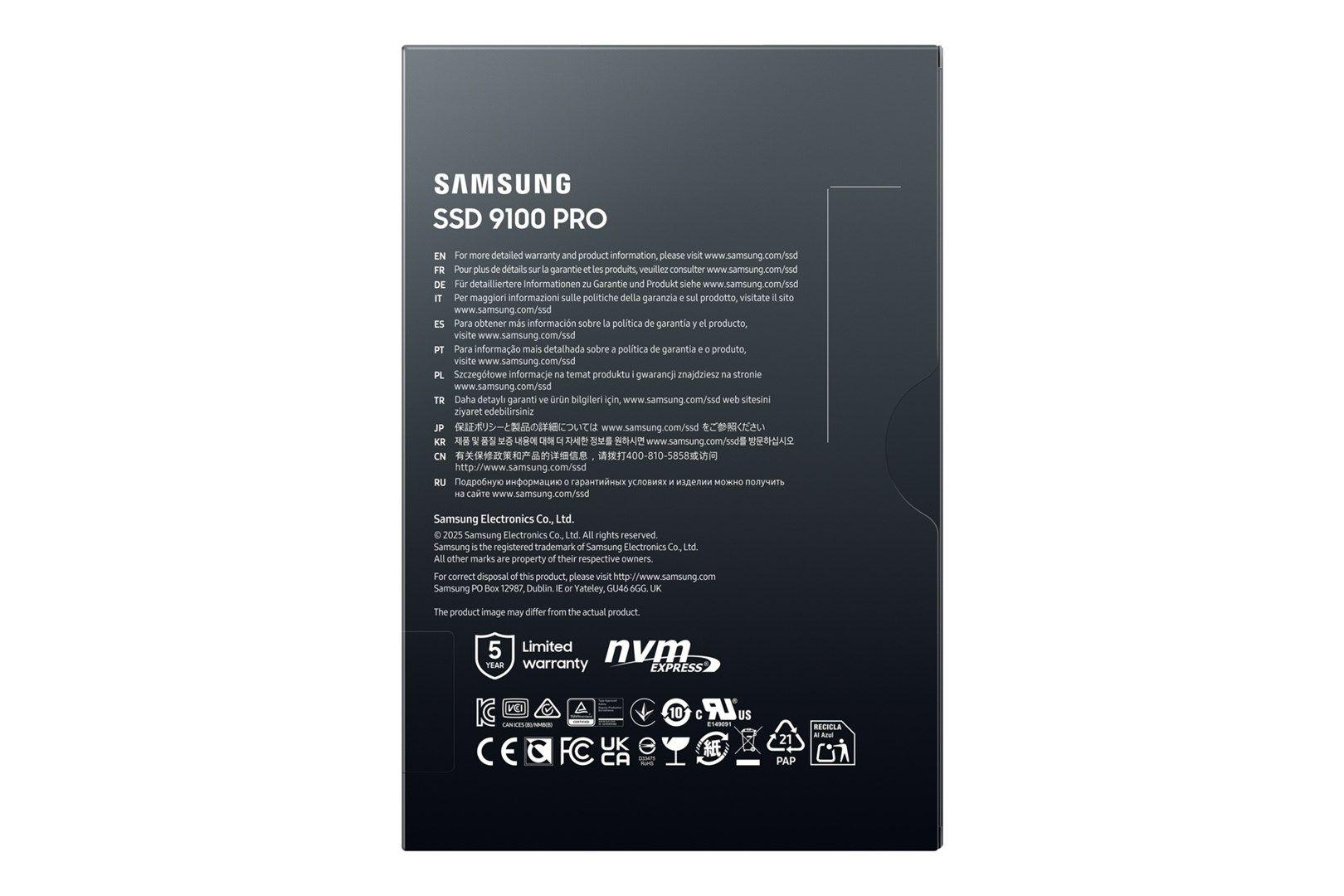 Dysk SSD Samsung 9100 PRO 2TB NVMe M.2 PCIe 5.0 — zdjęcie 7