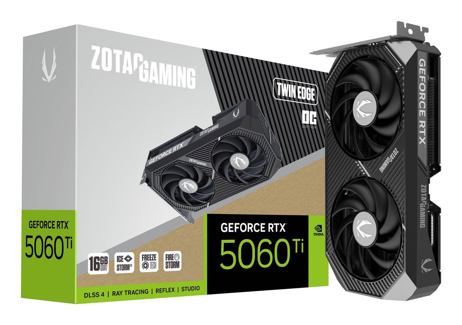 Karta graficzna ZOTAC GAMING GeForce RTX 5060 Ti Twin Edge OC 16GB — zdjęcie 5