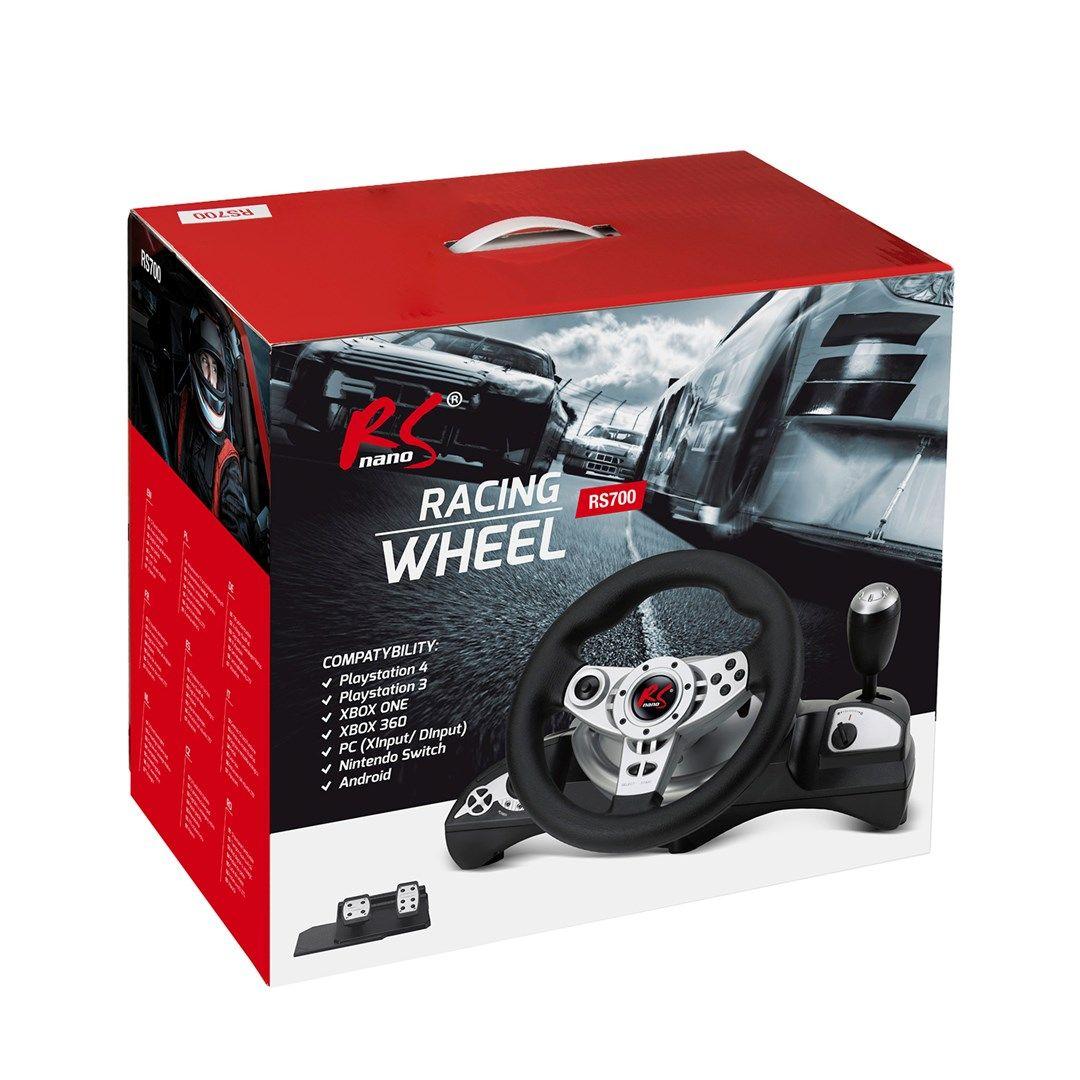 NANORS KIEROWNICA PS4/PS3/XBOX ONE/XBOX360/PC(X-INPUT/D-INPUT)/SWTICH/ANDROID 8IN RS700 — zdjęcie 16