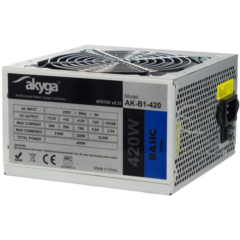 Zasilacz Akyga AK-B1-420 (420 W; Pasywne; 120 mm) — zdjęcie 1
