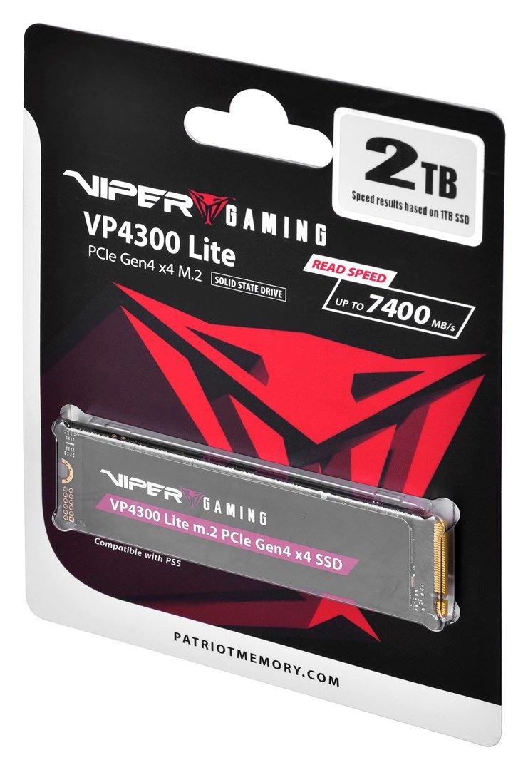 Patriot Viper VP4300L M.2 PCI-Ex4 NVMe 2TB 7.2 / 6. — zdjęcie 2