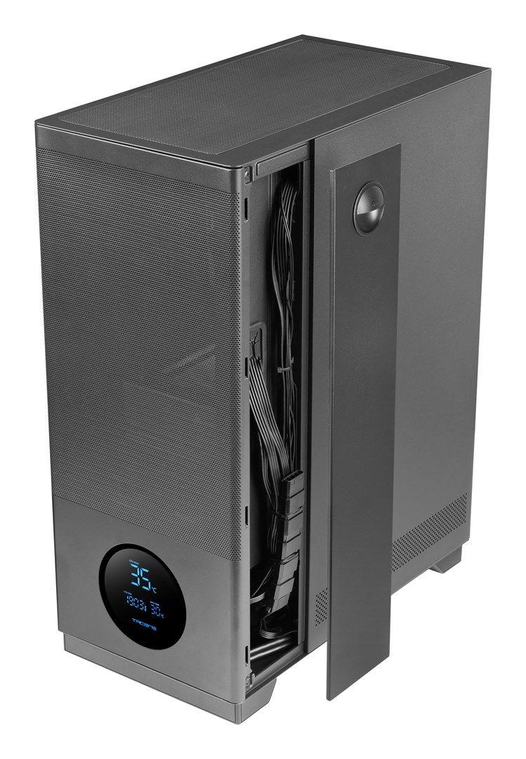 TACENS 2SAGITTA20 3x 120mm FAN LCD- obudowa — zdjęcie 4