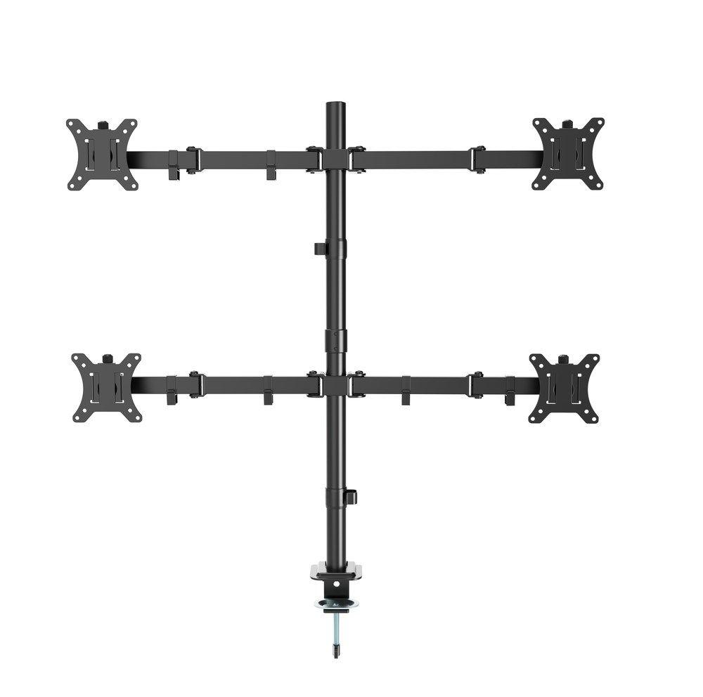 GEMBIRD BIURKOWE RAMIĘ/UCHWYT DLA CZTERECH MONITORÓW (REGULOWANE), 13”- 32” — zdjęcie 1