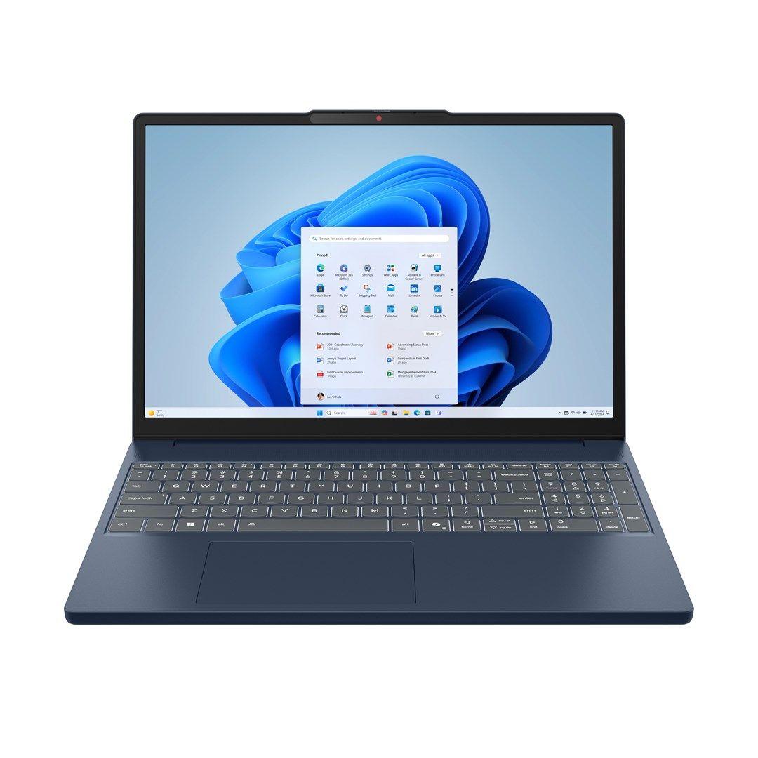 Lenovo IdeaPad Slim 3 15IRH10 i5-13420H 15.3" WUXGA IPS 300nits AG 60Hz 16GB DDR5 4800 SSD512 Intel UHD Graphics 60Wh Win11 Cosmic Blue — zdjęcie 1