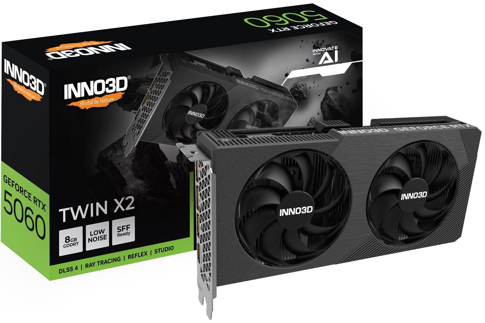 Karta graf. INNO3D RTX 5060 Twin X2 8GB — zdjęcie 3