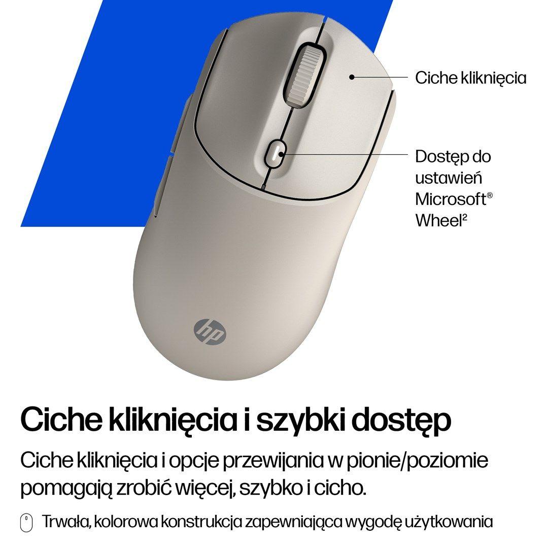 Mysz HP 400 Quiet Black Wireless Mouse bezprzewodowa czarna AZ7B2AA — zdjęcie 6