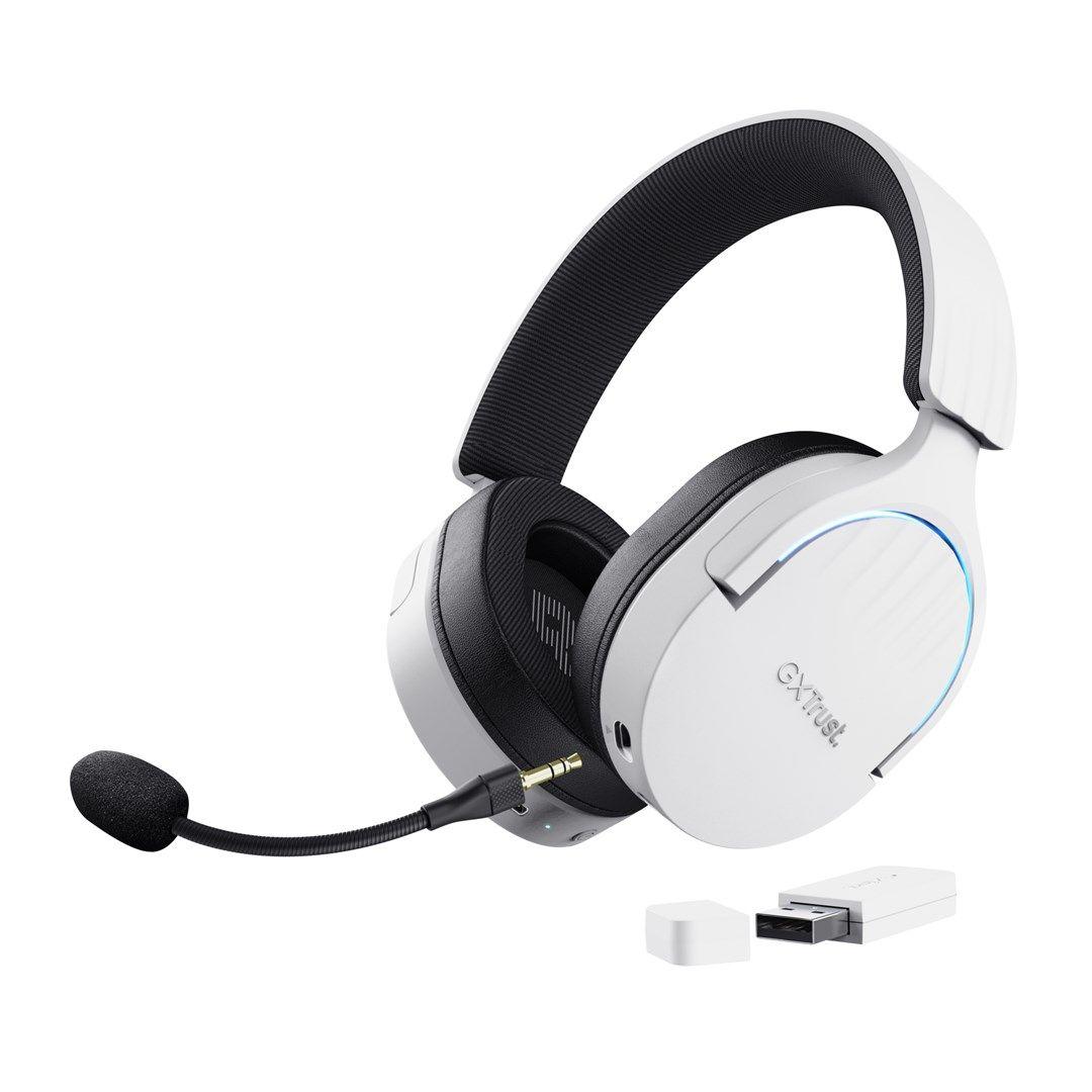 Słuchawki gamingowe Trust GXT 491W FAYZO WIRELESS White — zdjęcie 5