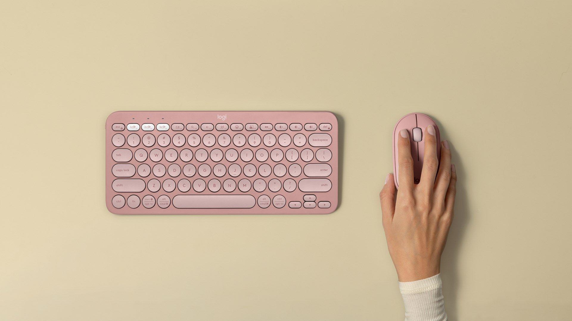Mysz Logitech Pebble 2 M350s Pink — zdjęcie 3