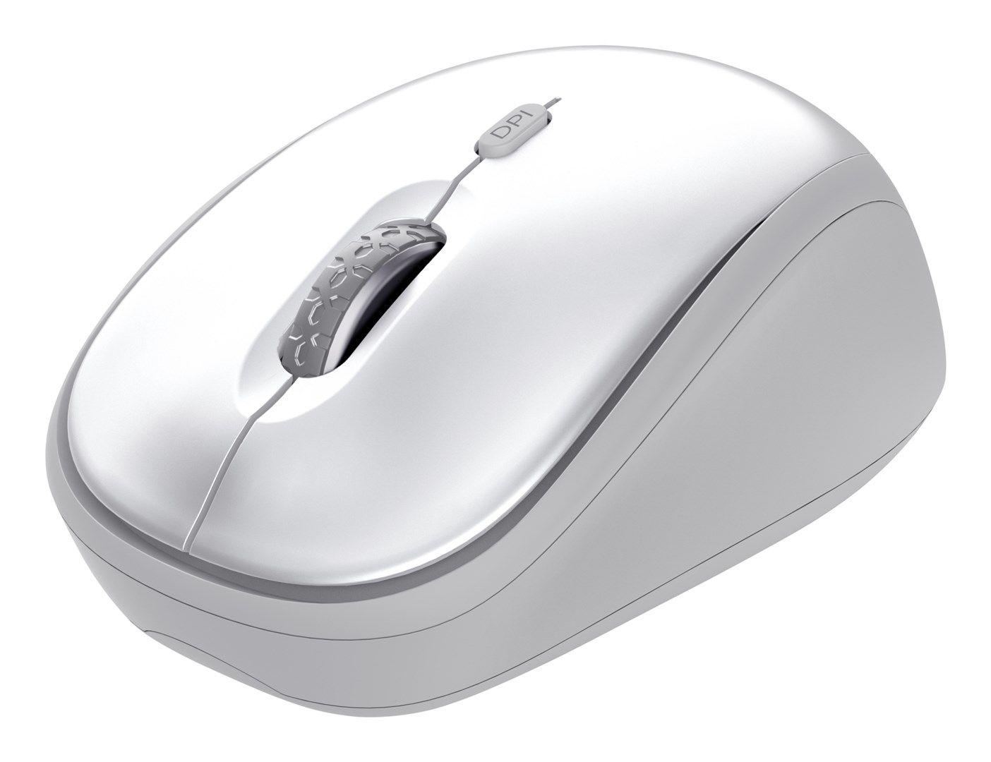 Klawiatura + mysz Trust ODY II Wireless White US — zdjęcie 3