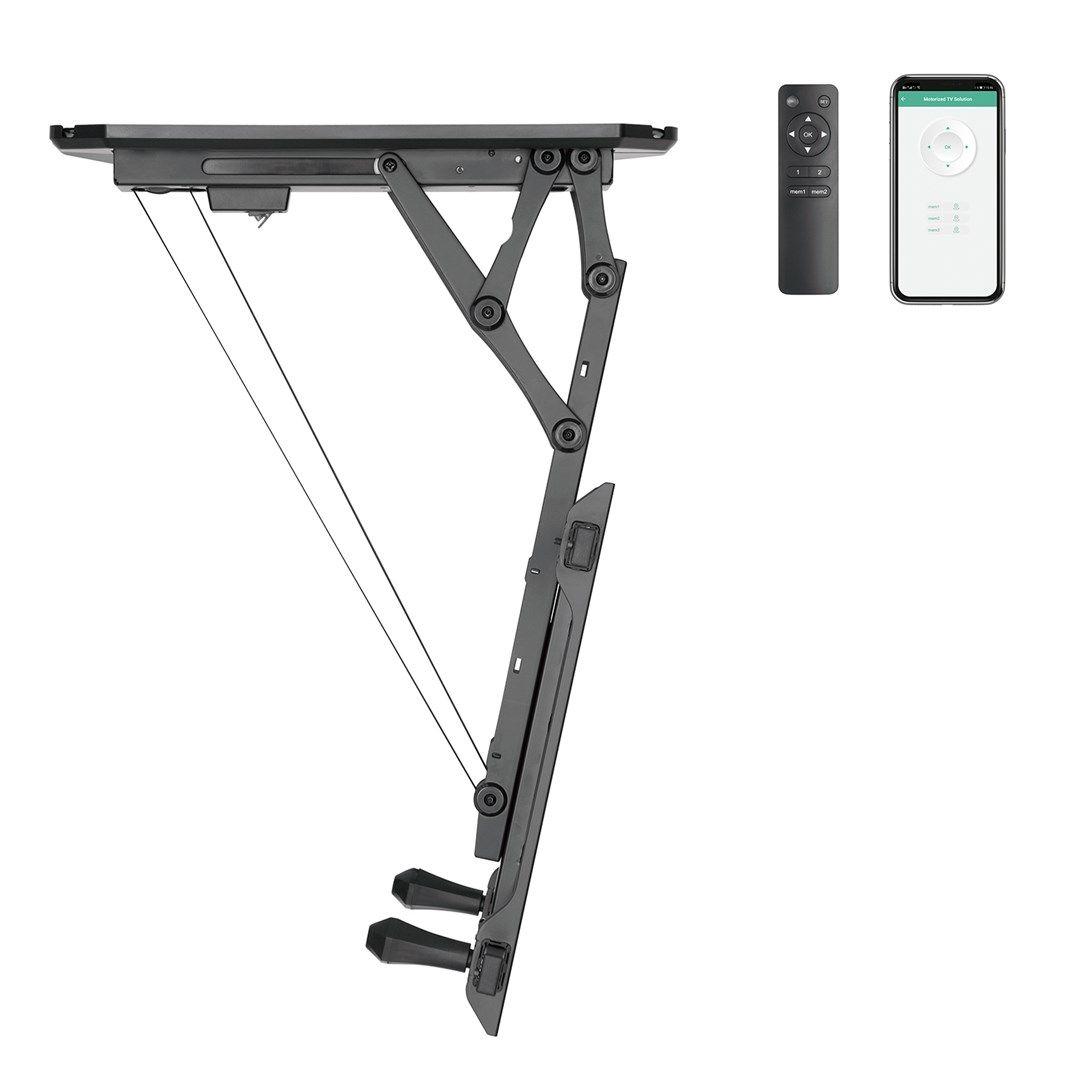 MACLEAN UCHWYT DO TV ELEKTRYCZNY SUFITOWY 32"-70" 35KG MC-880T — zdjęcie 3