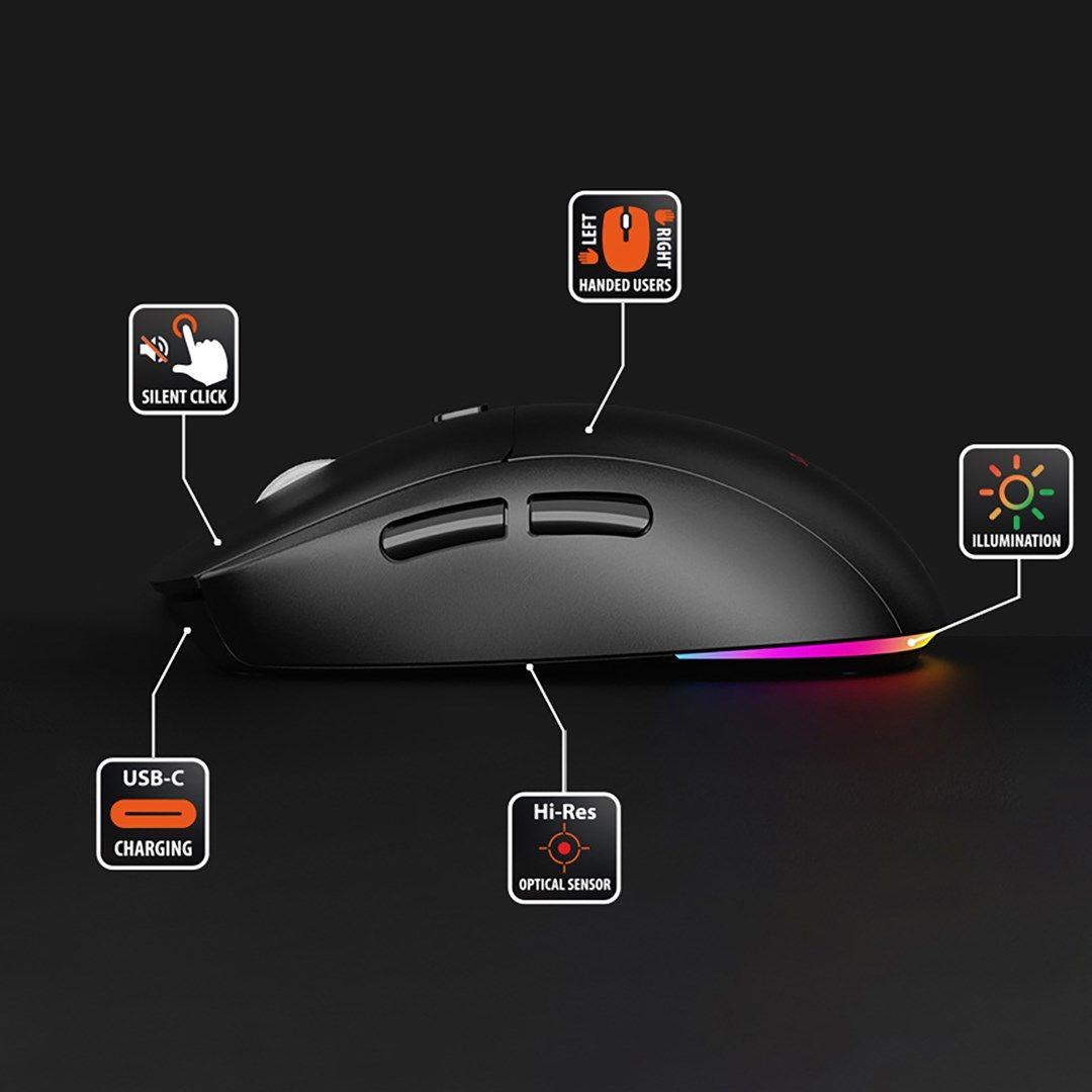 MEDIA-TECH MYSZ DUAL BT/RF SILENT&RECHARGE MT1124 — zdjęcie 7