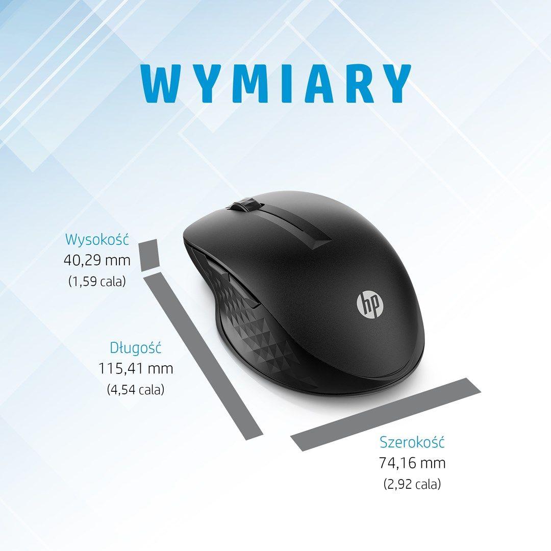Mysz HP 430 Multi-Device Wireless Mouse Black bezprzewodowa czarna 3B4Q2AA — zdjęcie 8